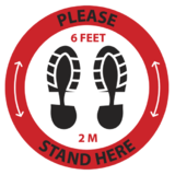 PLEASE STAND HERE