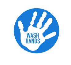 Wash Hands Sticker